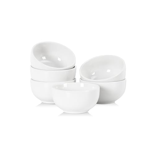 Ceramic Dipping Bowls 4 oz (White / 4 Oz)