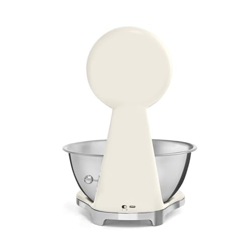 Retro Style Analog & Digital Kitchen Scale (Cream)