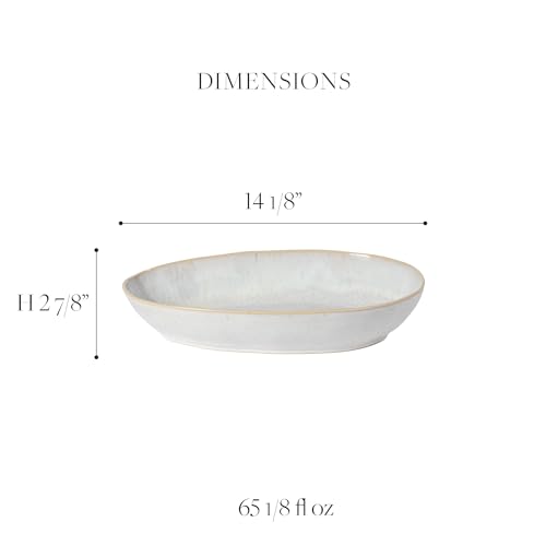 Ceramic 14.25" x 9" Oval Baker (Eivissa Sand Beige / 14" Oval Baker)
