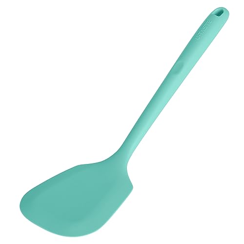 Silicone Turner Cooking Spatula (Aqua Sky / 13.6 in)