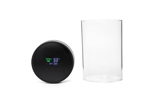 Auto Cure Smart Jar and Vacuum Seal Curing Jar with Built In Hygrometer (HG315-1L)