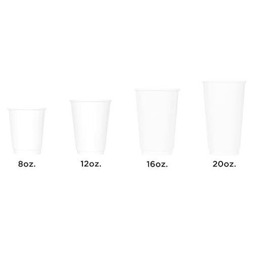 C KIC516W 16 oz Insulated Paper Hot Cup (16 OZ / White)