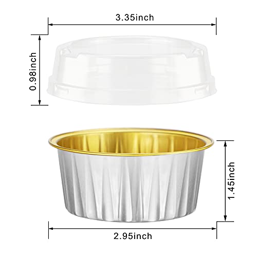 Cupcake Liners with Lids (Silver&Gold / 30pcs)