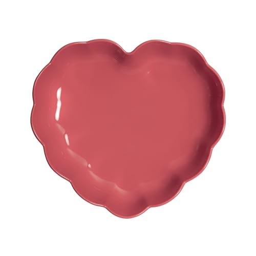 Madeleine Heart Shaped Cake Dish (10.4" x 9.6" x 2.6" / Rose)
