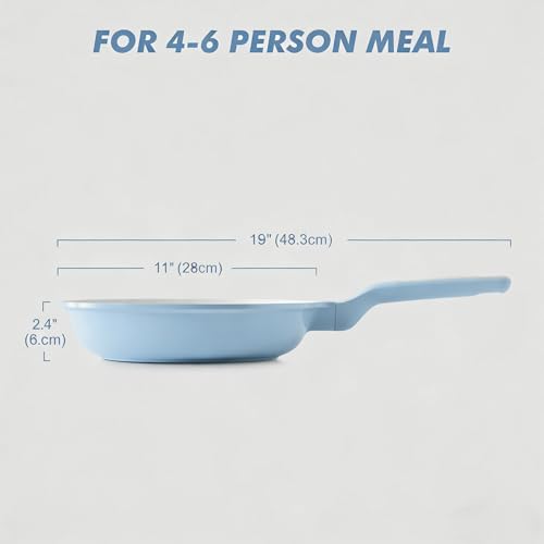 Nonstick Ceramic Frying Pan 11 (11 Inch / Glacier Blue)