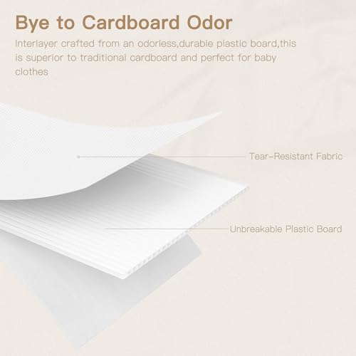 Drawer Organizer Clothes (White / 24PACK)