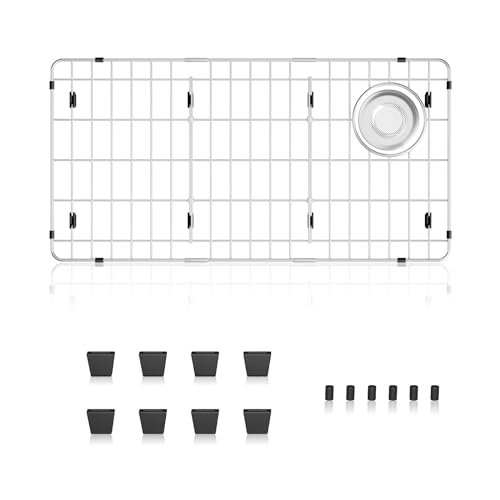 28-1/4" x 14-1/4" x 1-1/4" Stainless Steel Sink Rack for Bottom of Sink