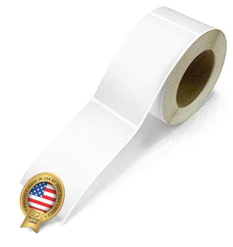 500 Rectangle Stickers (White)