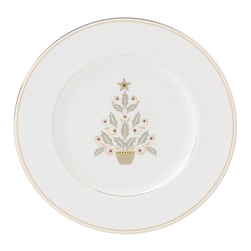 Federal Gold Christmas Accent Plates (Christmas Accent Plates, Set of 4)