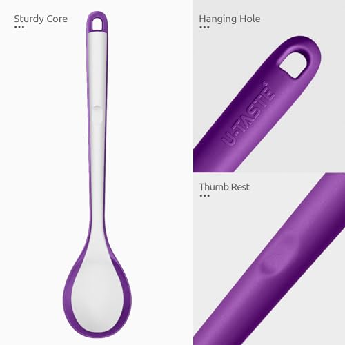 Silicone Spoons Set of 2 (Purple)