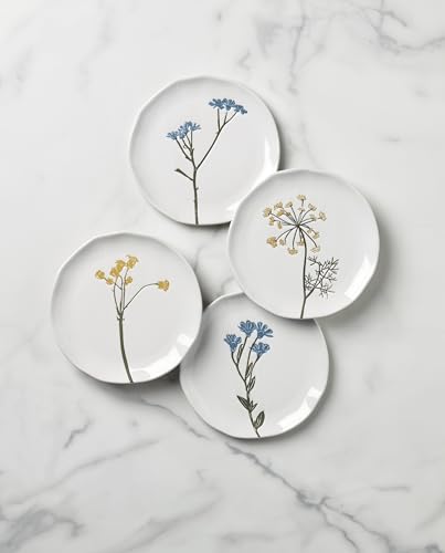 Wildflowers 4 (Tidbit Plates, Set of 4)