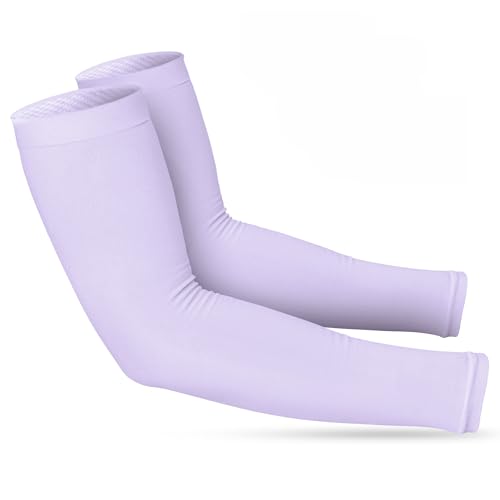 Women’s Cooling Arm Sleeves (1 Pair: Pastel Purple / One Size)