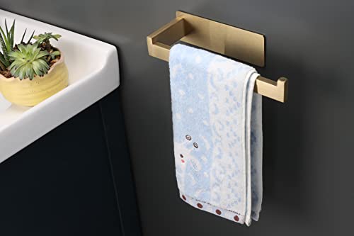 Hand Towel Holder (1 Pack 9 In / Brushed Gold)
