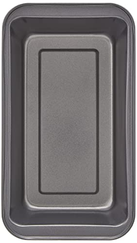 Rectangular Nonstick Bread Loaf Pan for Baking Meatloaf with Even Heat Distribution (2 Count)