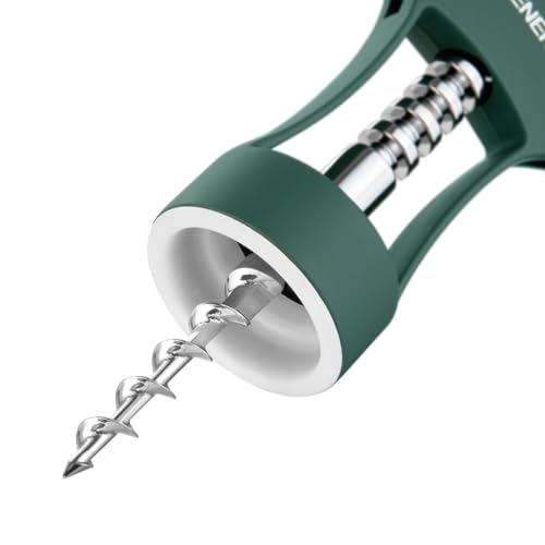 Wine Opener Premium Wing Corkscrew Wine Bottle Opener (Dark Green)