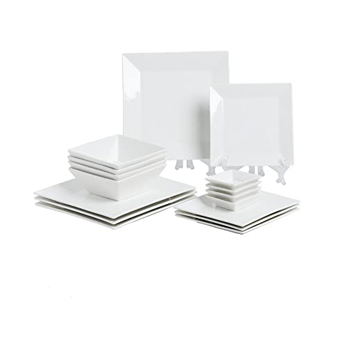 Off White Porcelain Dinnerware Set (service for 4)