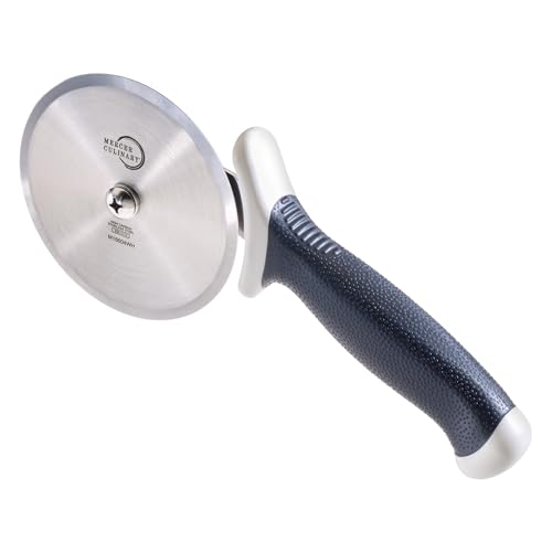 Millennia Pizza Cutter with White Handle (4 Inch Pizza Cutter with White Handle)