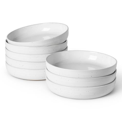 Milkyway 33 oz Pasta Bowls Set of 8 (Polar White / Set of 8)