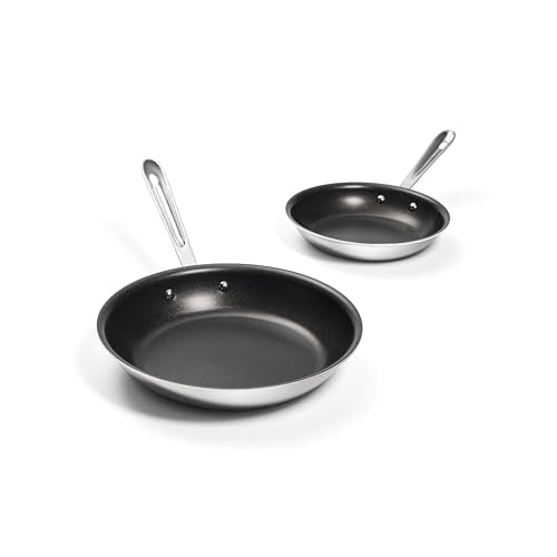 D3 Pro Nonstick Stainless (Stainless Steel Silver with Black interior / 2-Piece)