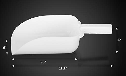 Commercial Grade Polycarbonate Plastic Utility Ice Scoop