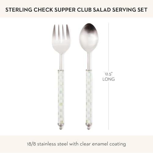 Supper Club Salad Serving Set (Sterling Check)