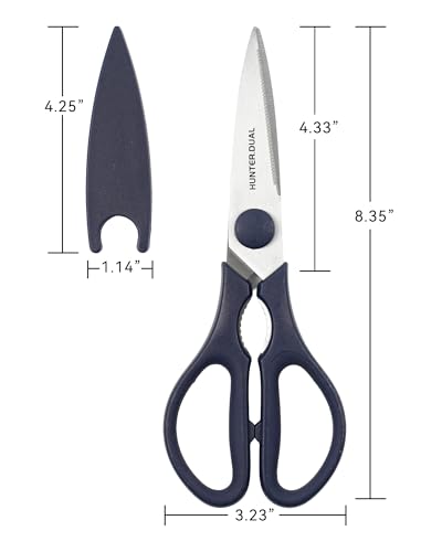Kitchen Scissors for Food (Blue / 8.35 Inch)
