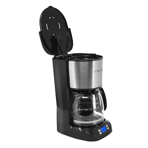 220 volts 12 cup coffee maker 220v 240 volt Digital Programmable Coffee Machine Permanent Filter & Hot Plate