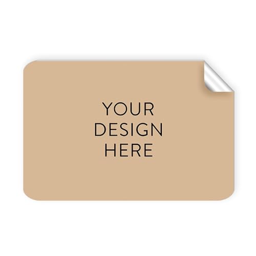 Custom Vinyl Stickers Your Image (Brown / 5x3)