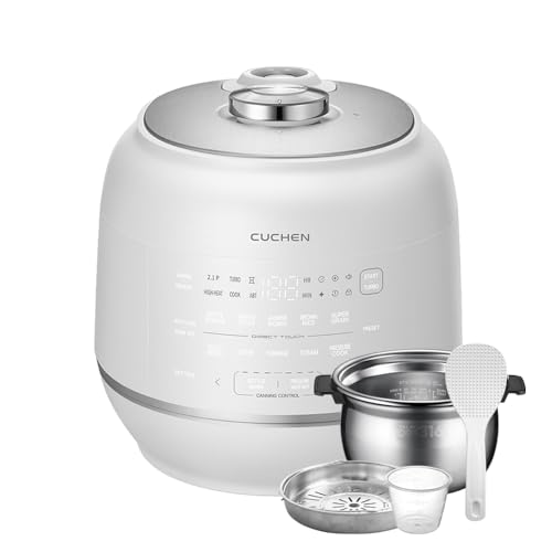 10 Cup Premium IH Pressure Rice Cooker with 316Ti Stainless Steel Inner Pot (10 CUP / WHITE STS)