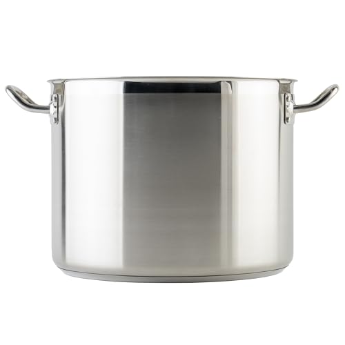 Winware Stainless Steel 24 Quart Stock Pot with Cover (24 Quarts / Pot With Cover)