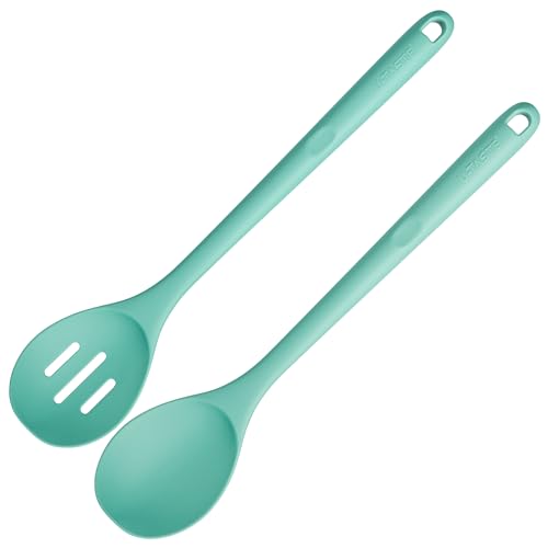 Silicone Spoons Set of 2 (Aqua Sky)
