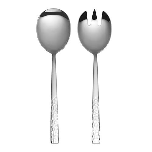 B1058002A Mezze Salad Servers (Salad Servers, Stainless / One Size)