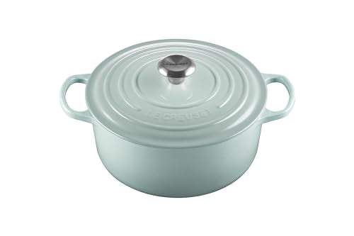 Enameled Cast Iron Round Dutch Oven (Sea Salt / 5.5 Qt)