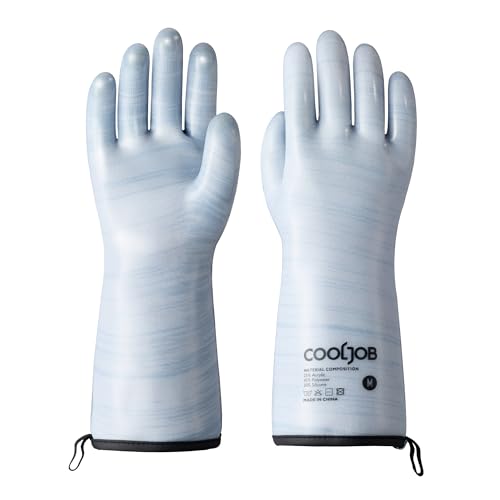 Heat Resistant Oven Gloves (Blue / Small)