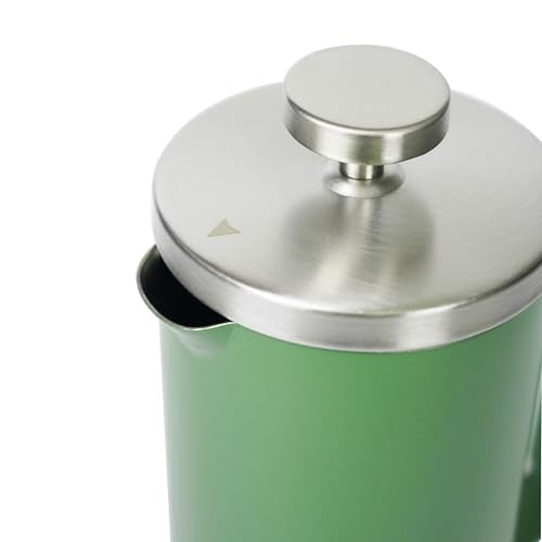 Green 600ml French Press Coffee Maker (20 oz / Green)