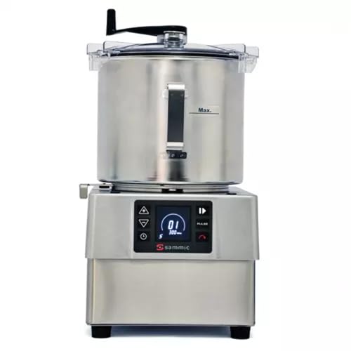 KE-8V (1050855) Food Processor Emulsifier, 8.5 Qt (8 L) Stainless Steel Bowl, Variable 10-Speed 300-3000 RPM, Reverse Function, Digital Control, Cut and Mix Scraper, 3 HP, Countertop Electric