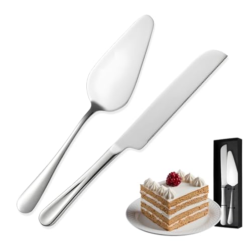 Silver Cake Cutting Set for Wedding