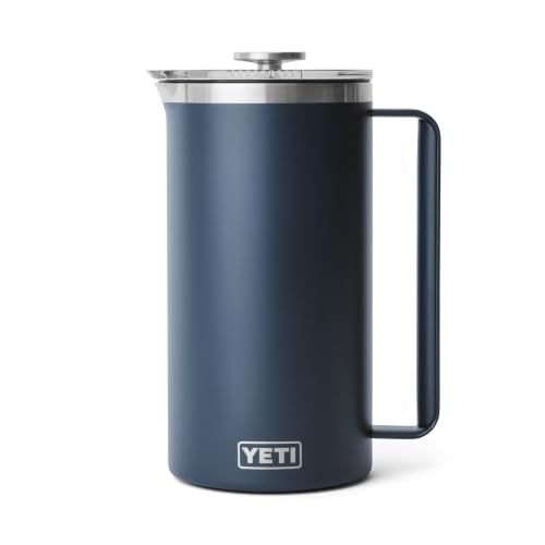 Rambler 64 oz. French Press Coffee Maker (64 Ounce / Navy)