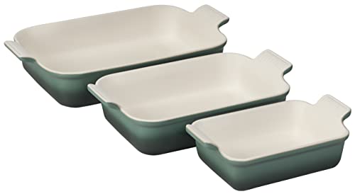Stoneware Heritage Rectangular Baking Dish (3-Piece Dish Set / Artichaut)