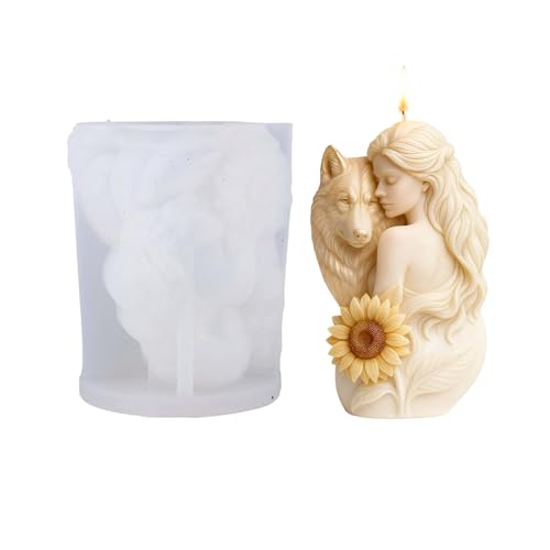 Wolf Angel Flower Mold (xre-GJ-208)