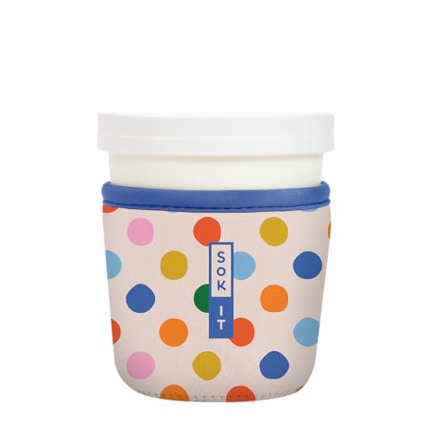 IceCreamSok Insulated Neoprene Cover (Dot Dot Dot / Fits Tapered Pints)