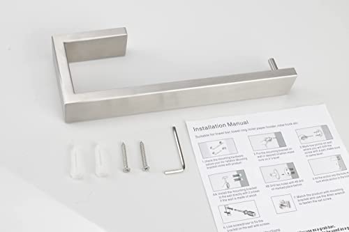 Hand Towel Holder (Brushed / 9 In-Rectangular)