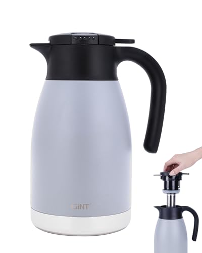 51oz Thermal Coffee Carafe with Infuser (Gray / 50.7 Ounces)