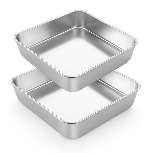 2 PCS 9 x 9 Inch Square Cake Pan (9'' x 9'')