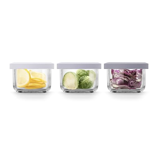 Glass Baby Food Storage Containers (Set of 3)