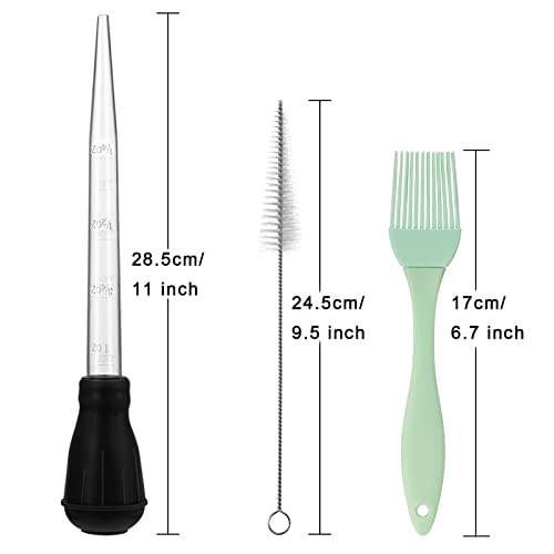 5 Pcs Large Turkey Baster Set for Cooking
