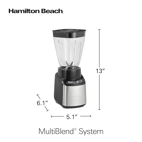 MultiBlend Blender for Smoothies with BPA Free 32 oz. Jar (32oz Jar)