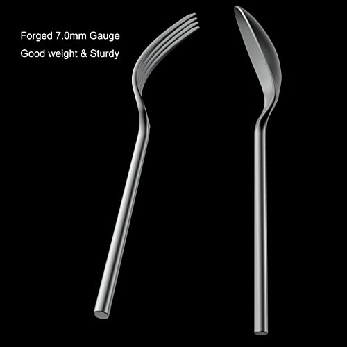 Potter 20 Piece Forged Silverware Set (Satin-Silver / 20 pieces for 4)