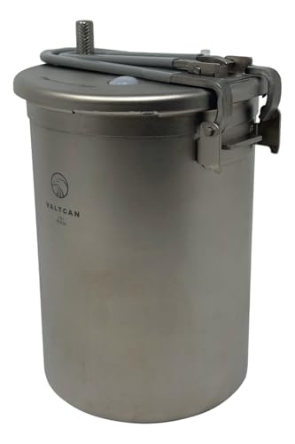 Titanium Pressure Cooker Pot 1800ml Camping PFAS