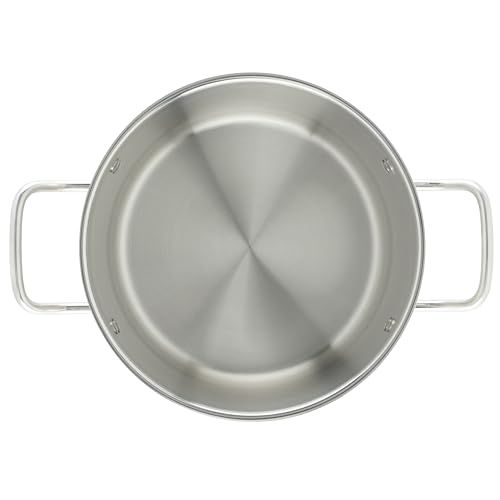 Silver 8 qt Stainless Steel Stock Pot with Cover (8 Quarts / Pot With Cover)
